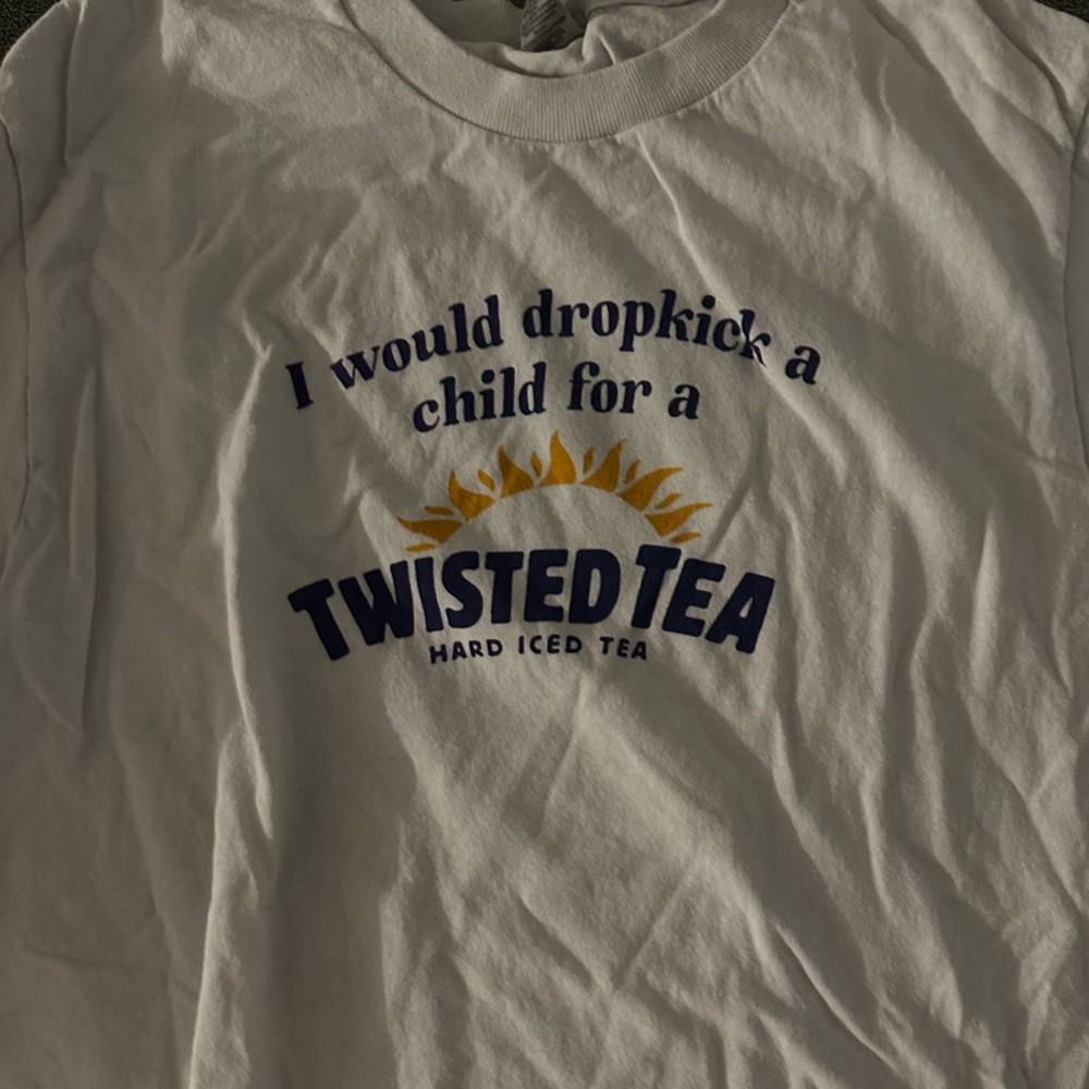 Small funny shirt.